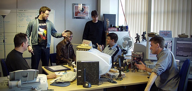 The Wolfenstein: Enemy Territory team in 2002